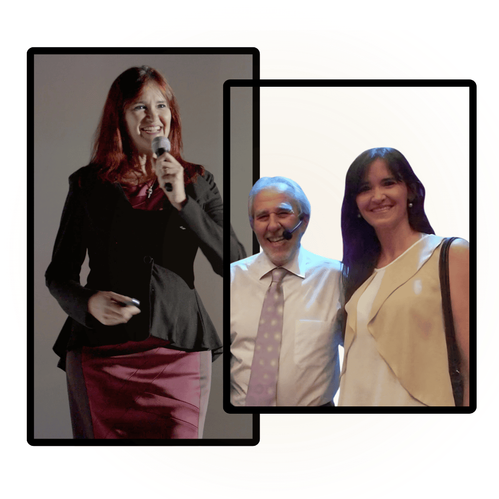 Ana María en congreso Being One con Bruce Lipton